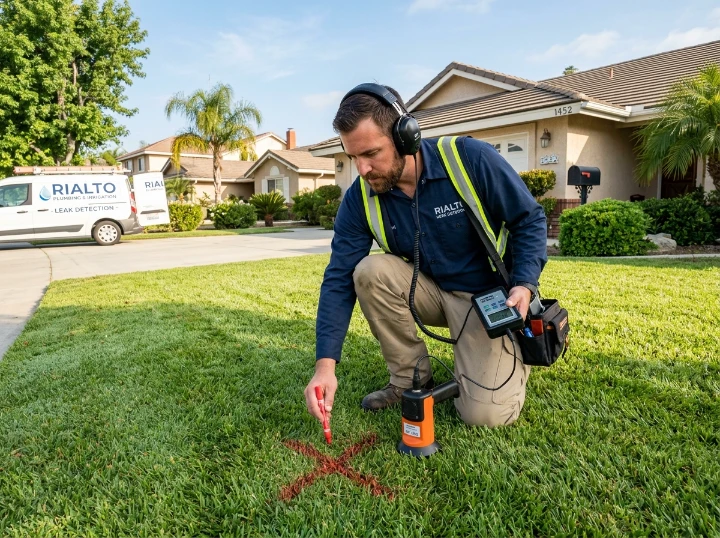 Before: Sub-Turf Water Cavity - Browning Street Underground Irrigation Main Break
